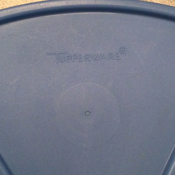 Tupperware True Blue 6 Wedge Carousel Vintage - Picture 2 of 5